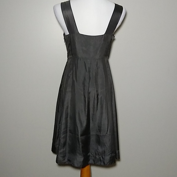 Eileen Fisher Silk Dress Habutai Squares - Picture 3 of 8